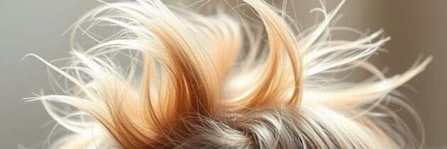 Odstające włosy na czubku głowy: przyczyny i pielęgnacja
