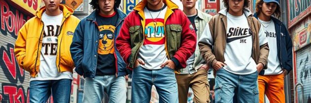 Moda męska lat 90. – kluczowe trendy i powroty do dziś