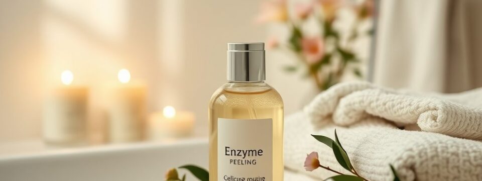 Peeling enzymatyczny: jak go stosować, by złuszczać delikatnie i unikać podrażnień skóry